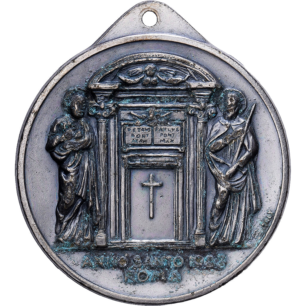 Vatican, Medal, Le Pape Jean-Paul II, 1983, Silvered bronze, EF(40-45)
