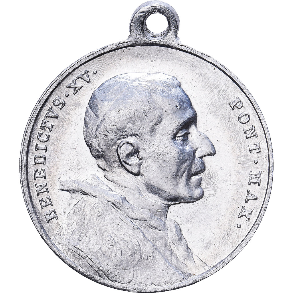 Vatican, Medal, Le Pape Benoit XV, Aluminium, AU(55-58)