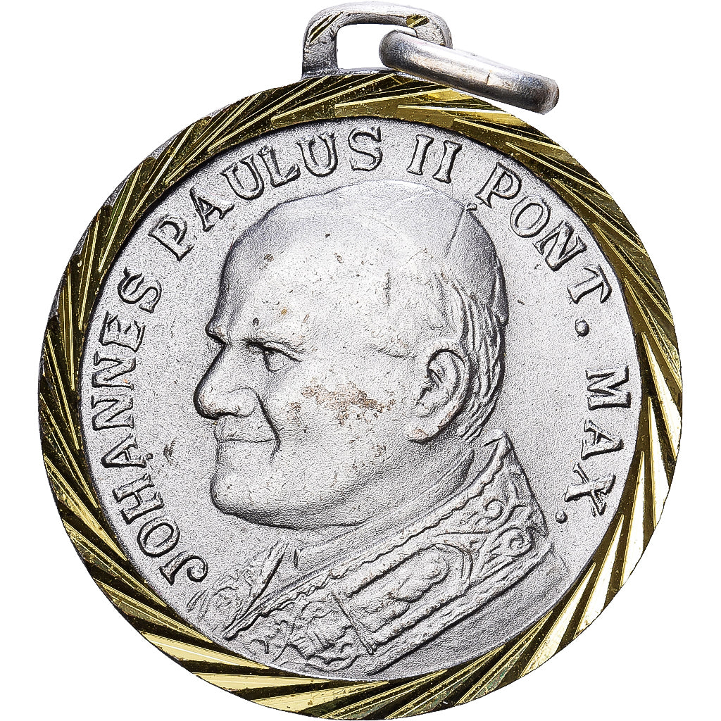 Vatican, Medal, Le Pape Jean-Paul II, Silvered bronze, AU(55-58)