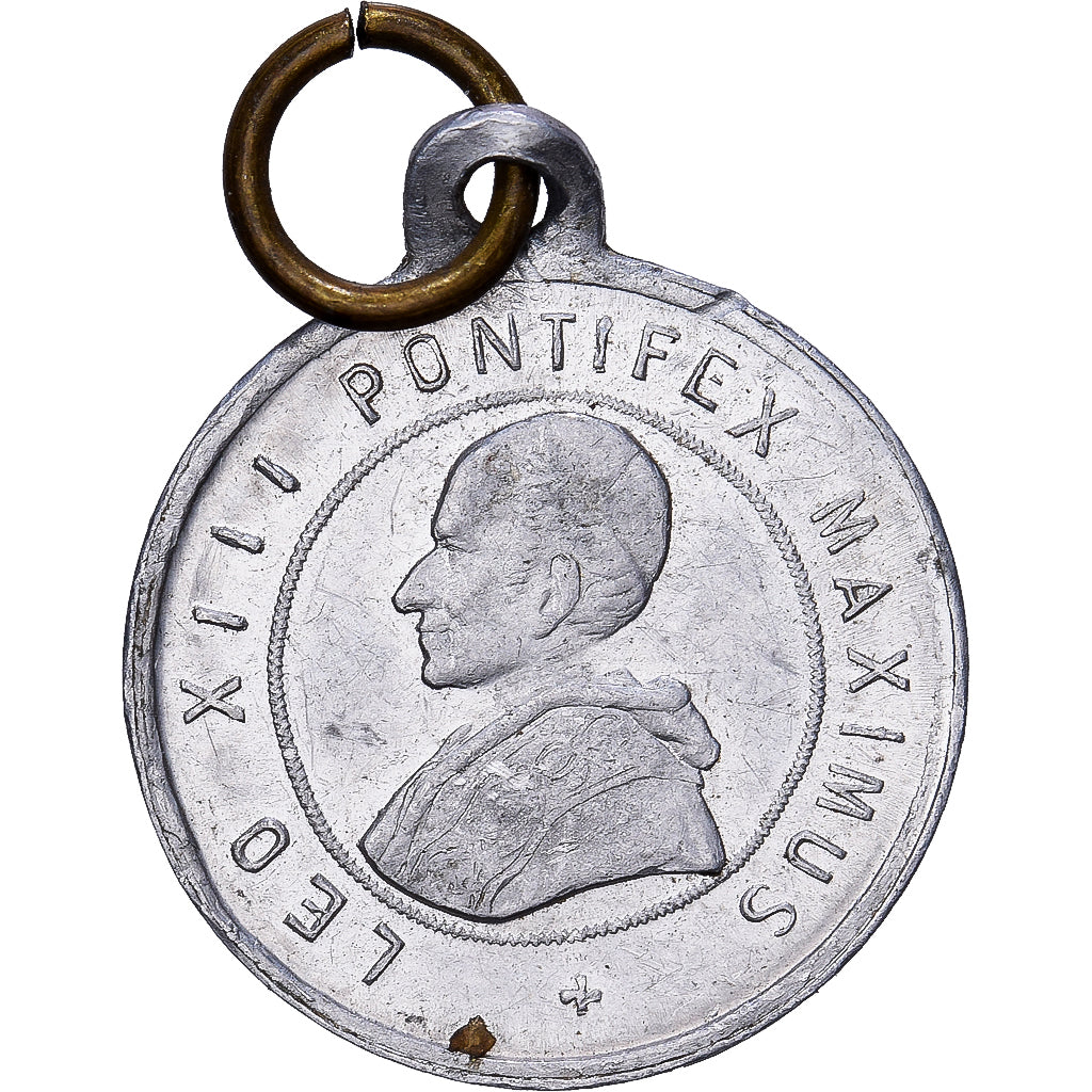 Vatican, Medal, Le Pape Léon XIII, 1860, Aluminium, AU(55-58)