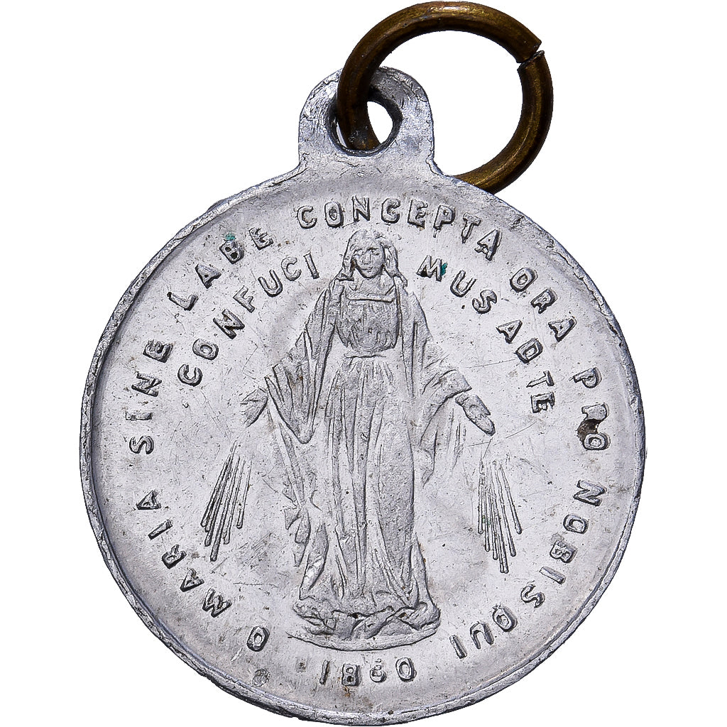 Vatican, Medal, Le Pape Léon XIII, 1860, Aluminium, AU(55-58)