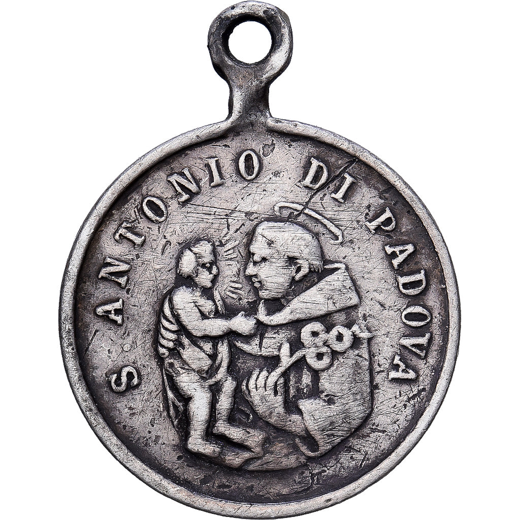 France, Medal, Saint Antoine de Padoue, Silver, EF(40-45)