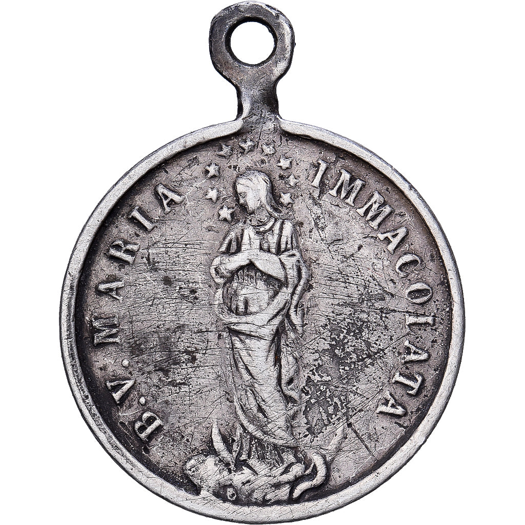 France, Medal, Saint Antoine de Padoue, Silver, EF(40-45)