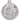 France, Médaille, Saint François d'Assise, Aluminium, TTB