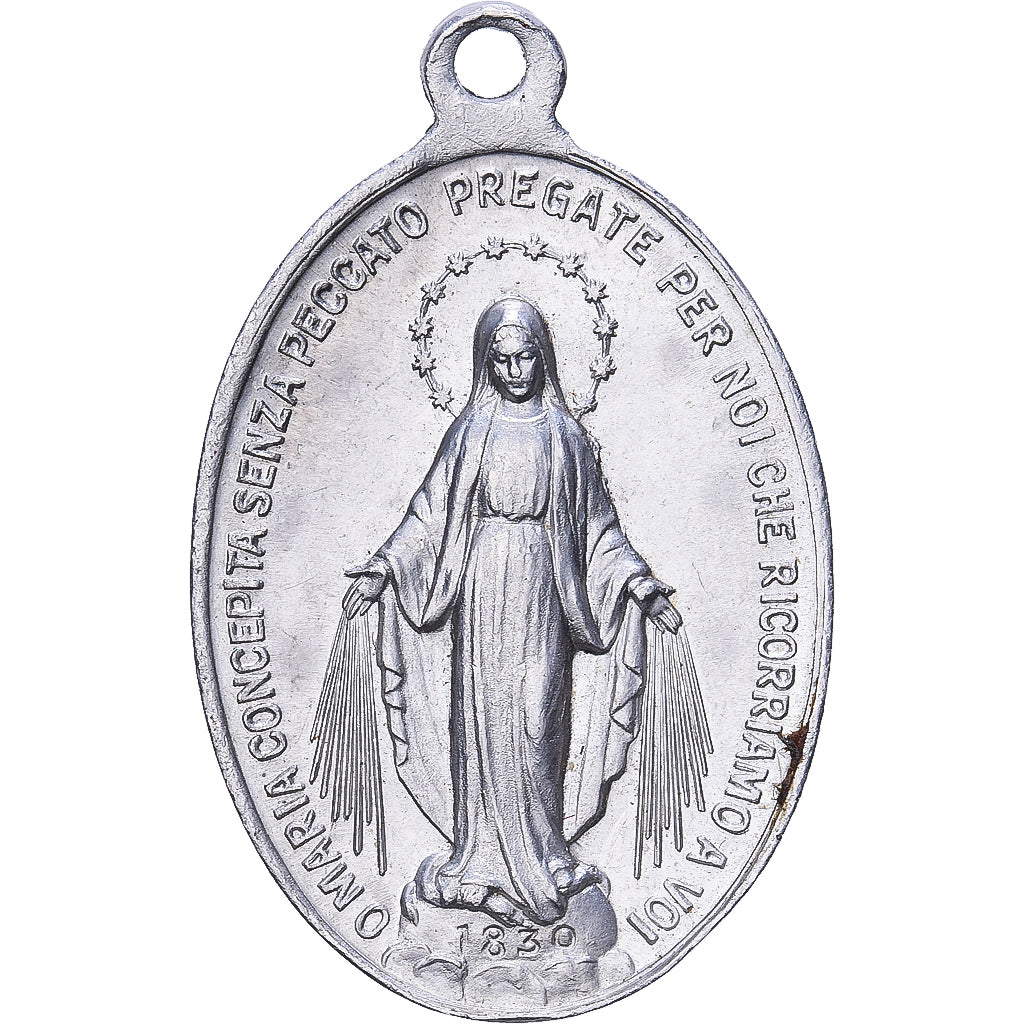 Italy, Medal, Santa Maria, Aluminium, AU(55-58)