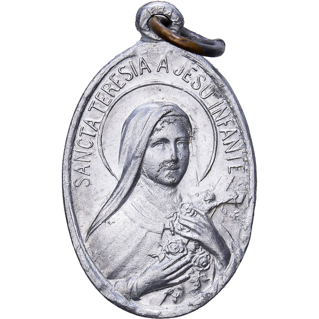 France, Medal, Sainte Thérèse de l'Enfant Jésus, Silver, AU(55-58)