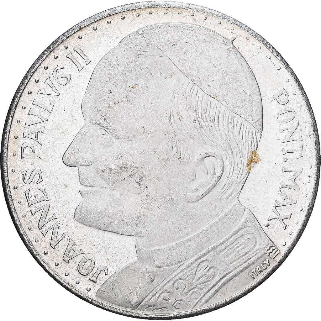 Vatican, Medal, Jean-Paul II, 1983, Silvered bronze, AU(50-53)