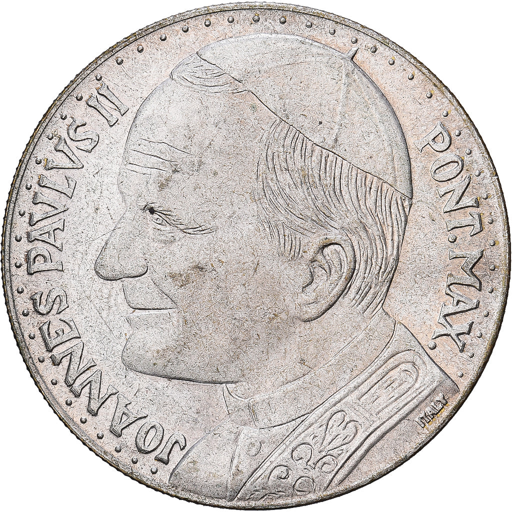 Vatican, Medal, Jean-Paul II, Saint Stanislaus, Silvered bronze, AU(50-53)