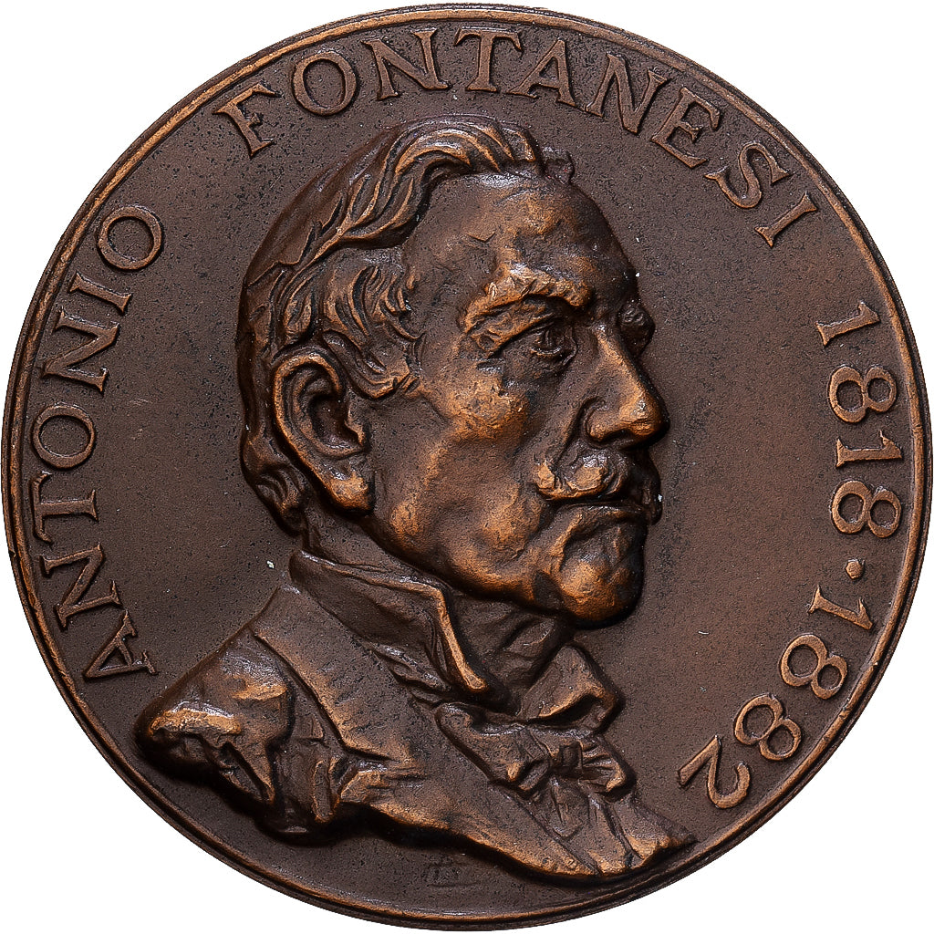 Italië, Medaille, Antonio Fontanesi, III Convegno Filatelico Numismatico, 1968