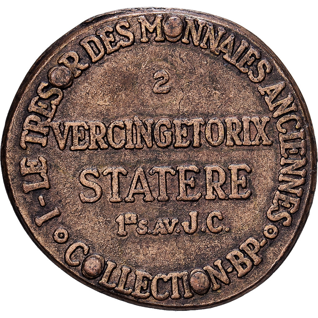 France, Token, Collection BP, Vercingétorix, Statère, Copper, AU(55-58)