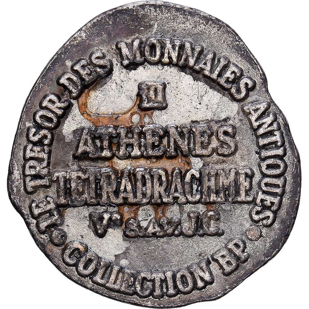 Francia, zeton, Collection BP, Tétradrachme Athènes, Métal, EBC
