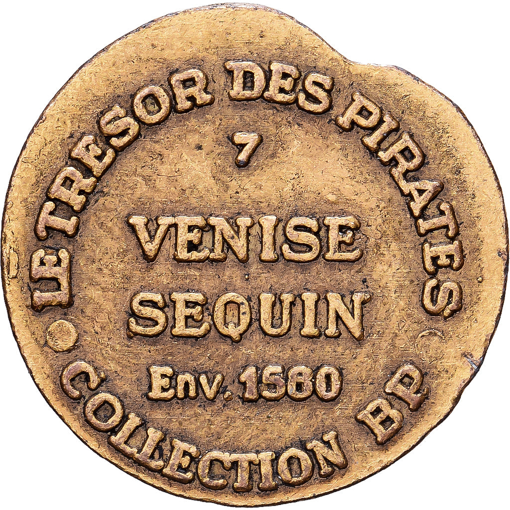 France, Token, Collection BP, Sequin de Venise, Métal, AU(55-58)
