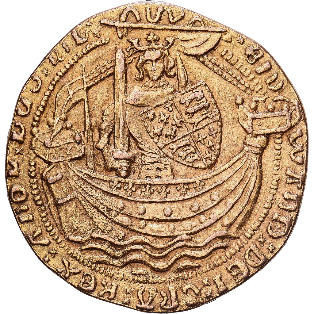 France, Token, Collection BP, Noble d'Or, History, AU(55-58), Copper