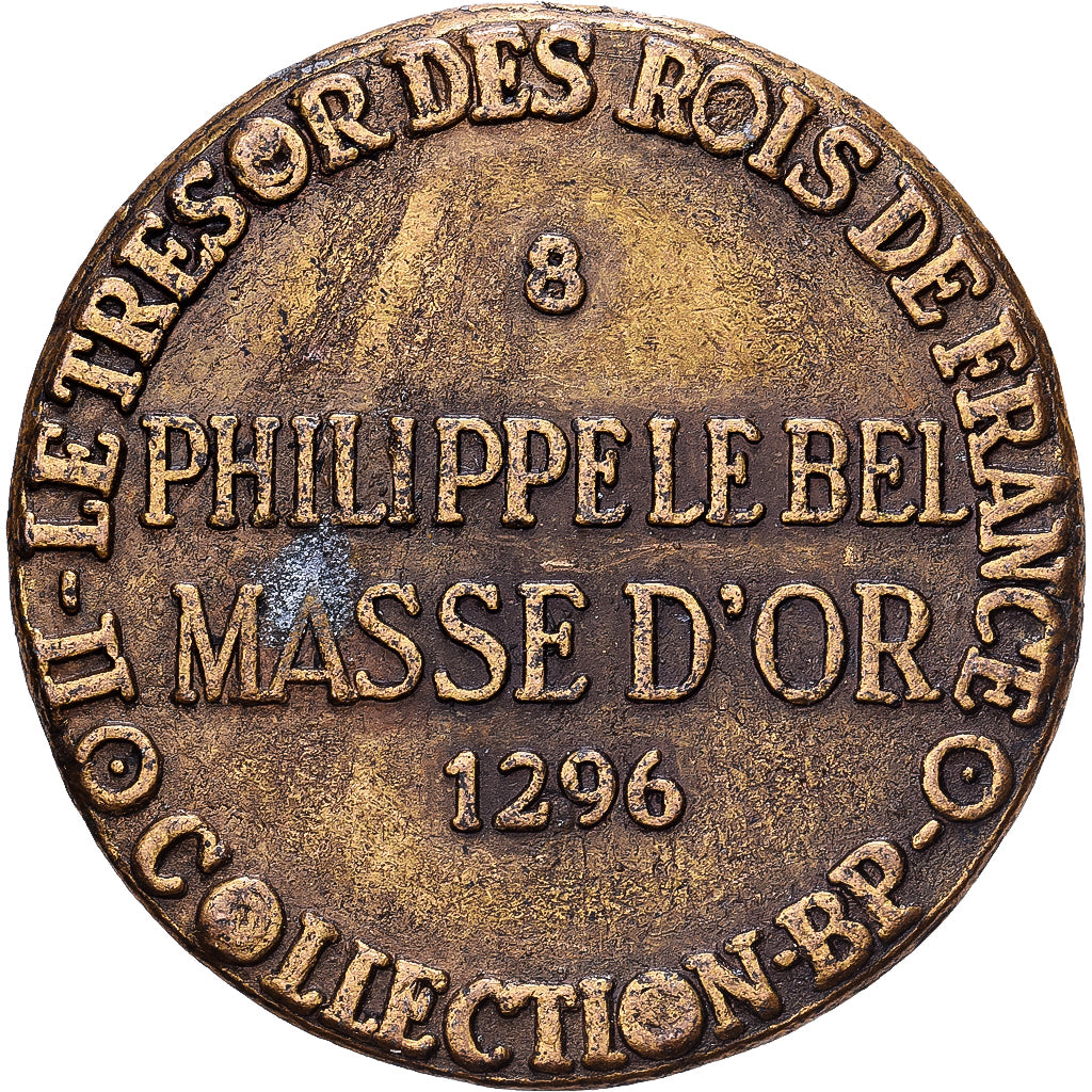 France, Jeton, Collection BP, Masse d'Or Philippe le Bel, Cuivre, TTB+
