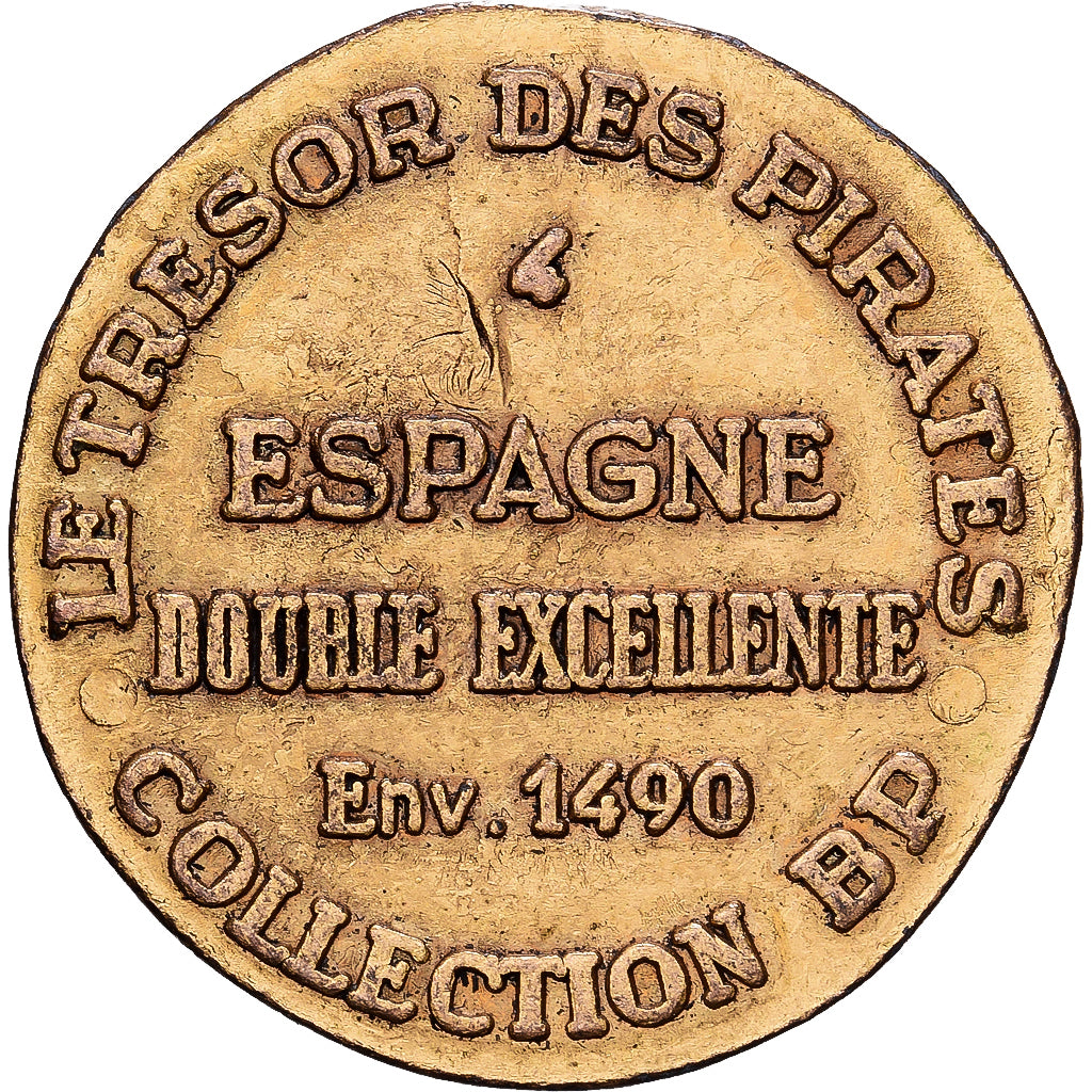 France, Token, Collection BP, Double Excellente, Copper, AU(55-58)