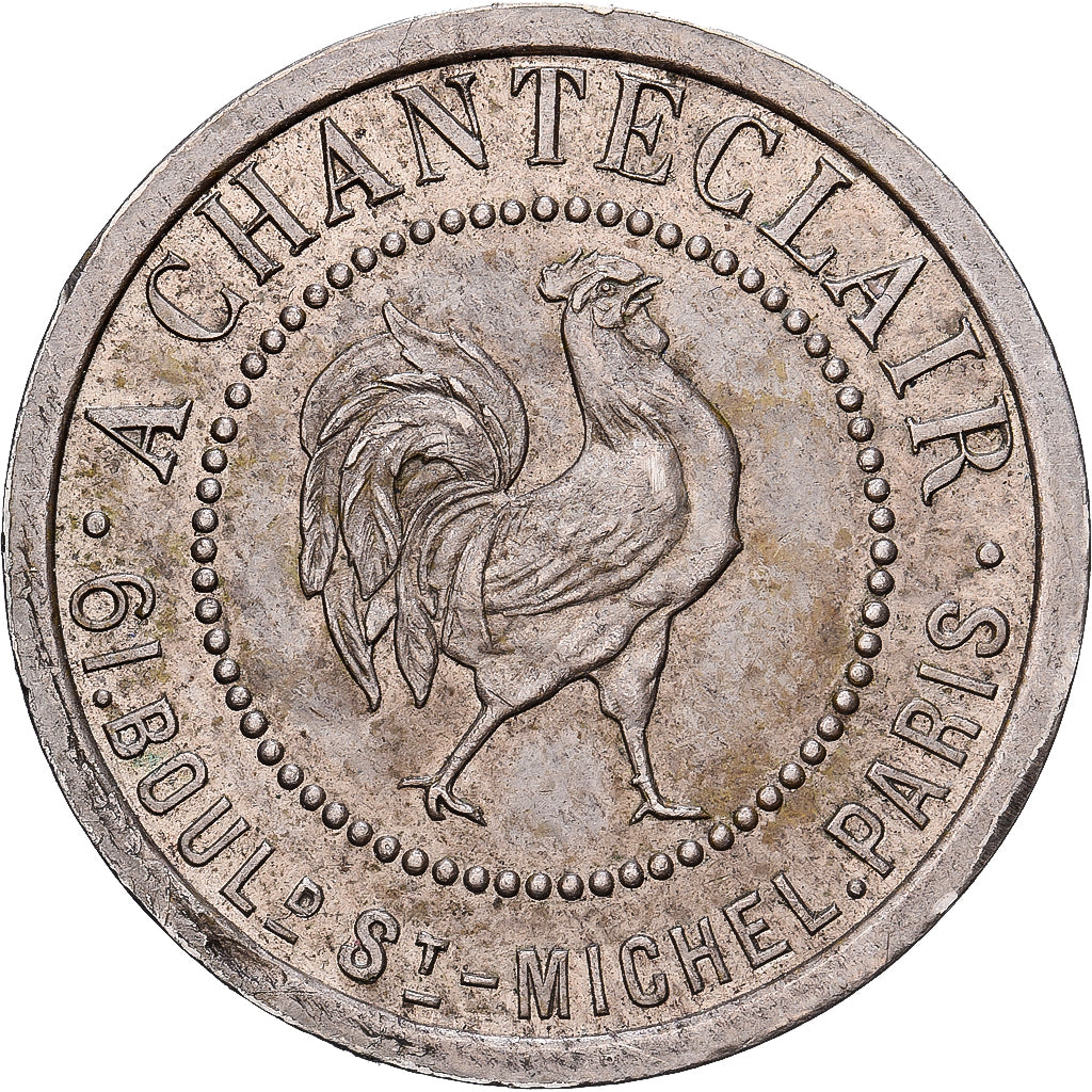 France, Token, A Chanteclair, Bon pour une audition, Maillechort, AU(50-53)