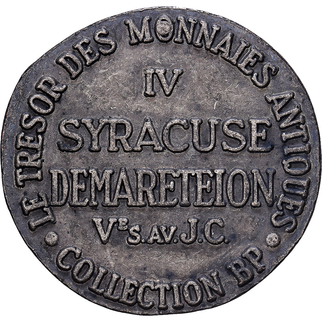France, Jeton, Collection BP, Tétradrachme Syracuse, Cuivre, TTB+