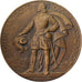 France, Medal, Compagnie Générale Transatlantique, Champlain, 1932, Bronze