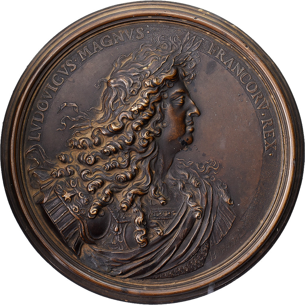 Francia, medaglia, Louis XIV, Louis XIV, Bible, Psaume 101, 1679, Bronzo