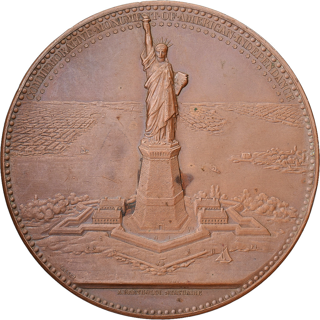 États-Unis, Médaille, La Statue de la Liberté et l'Amitié