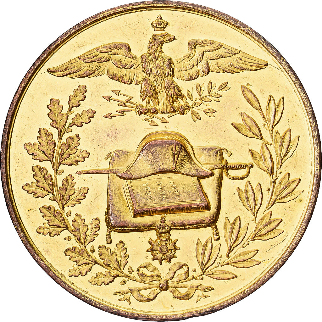 France, Médaille, Souvenir du Centenaire de Napoléon Ier, 1869, Bronze, TTB