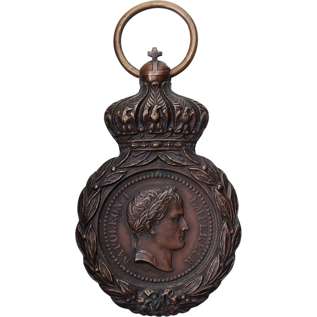 France, Médaille de Sainte-Hélène, Medal, 1857, Excellent Quality, Bronze, 32