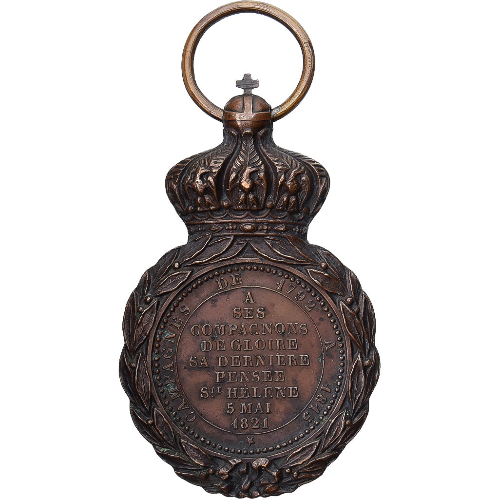 France, Médaille de Sainte-Hélène, Medal, 1857, Excellent Quality, Bronze, 32