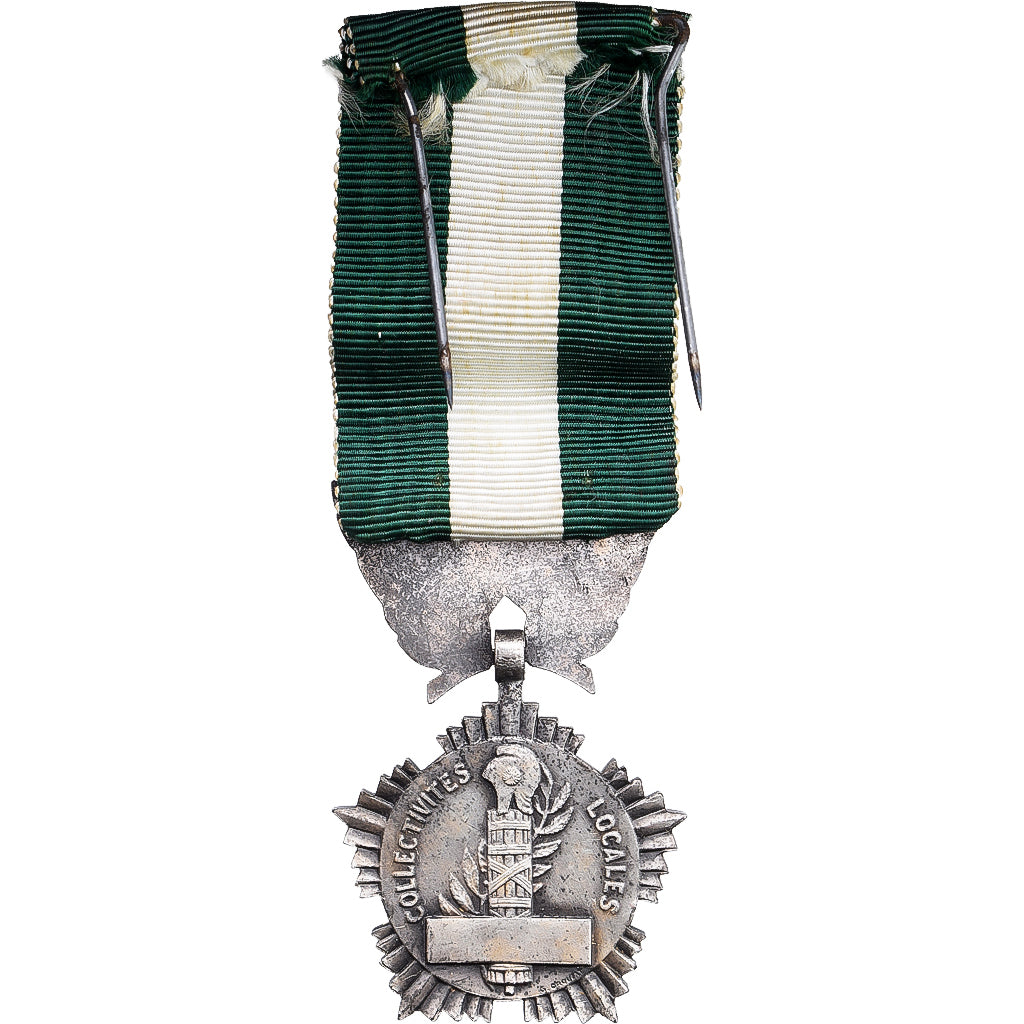 Frankrijk, Collectivités locales, Medaille, Heel goede staat, Crouzat, Zilver