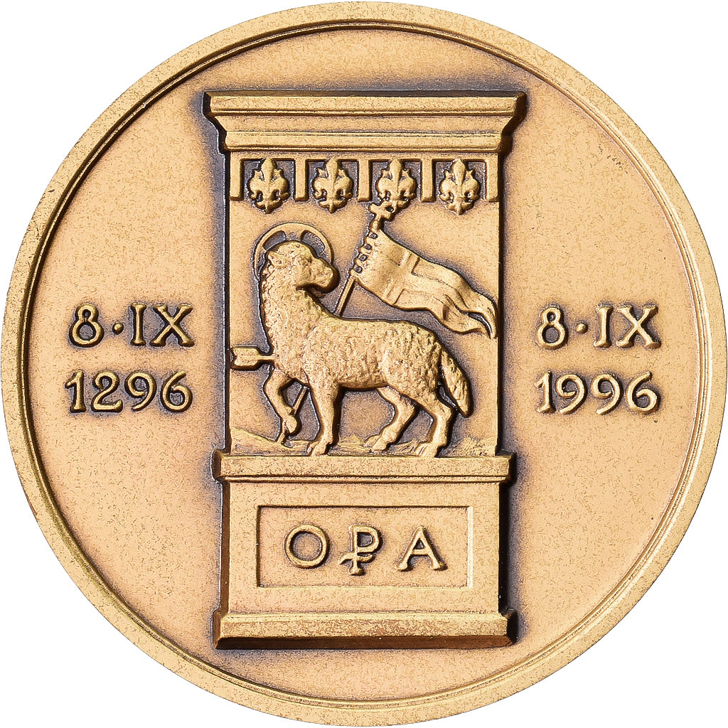 Italy, Medal, Opera Santa Maria del Fiore, VII Centenario, 1996, Bronze