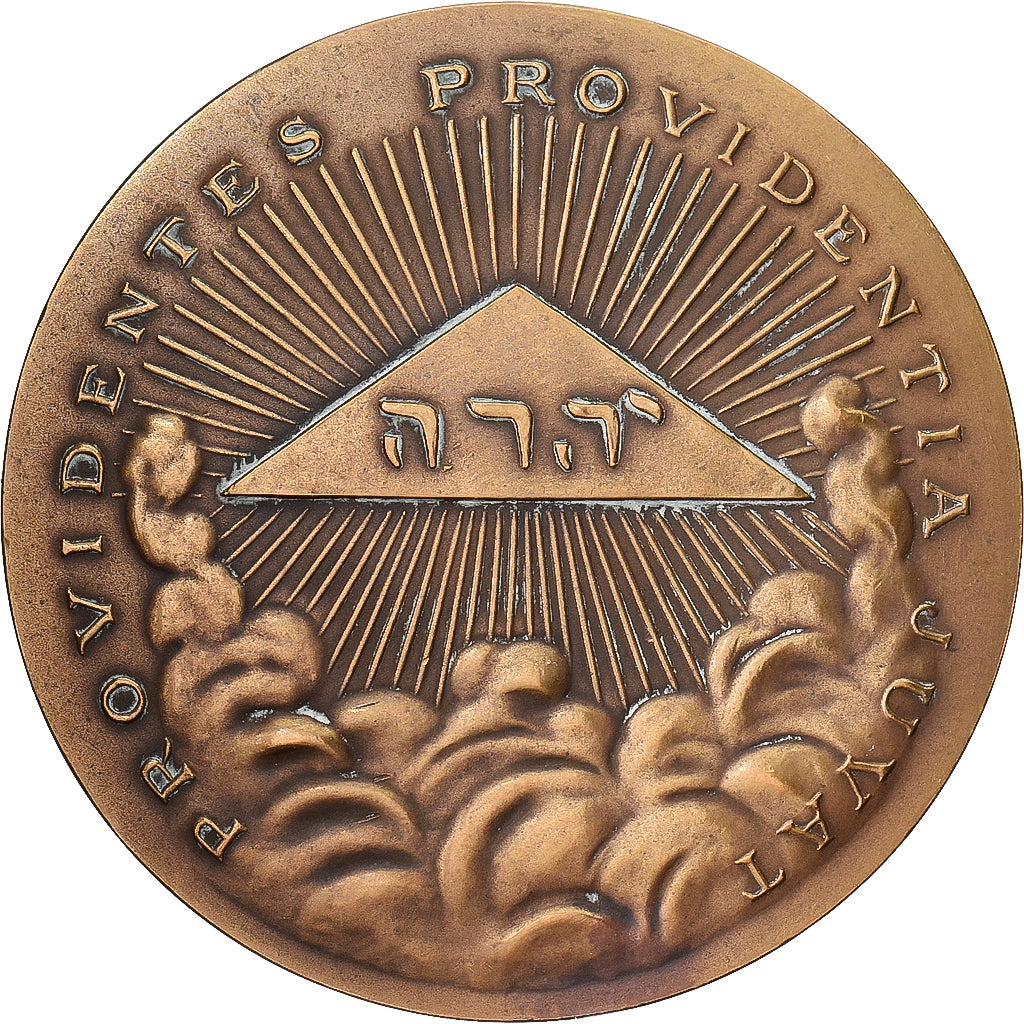 Francja, medal, Compagnie la Providence, Incendie, 1911, Brązowy, Trentenaire