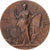 France, Médaille, Instruction Public, Cours d'Adulte, Brest, 1913, Bronze, SUP