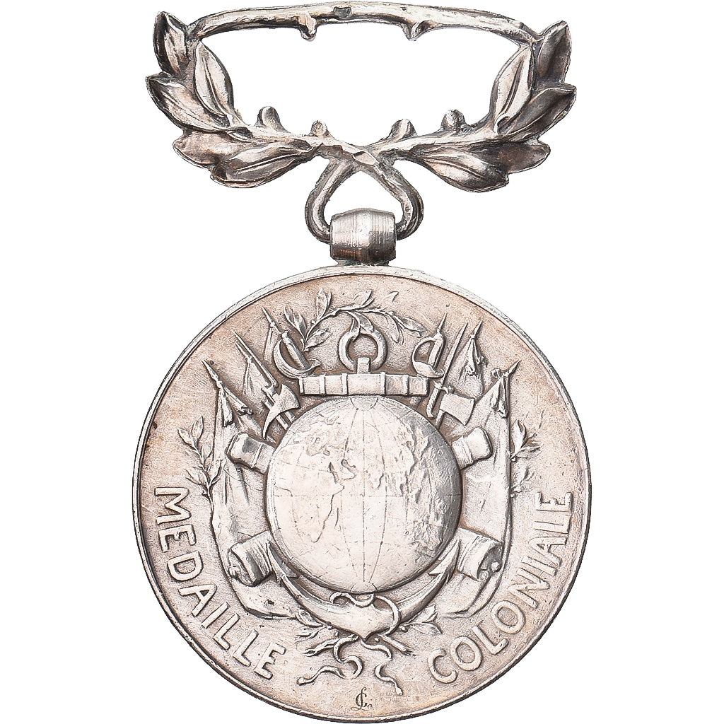 France, Médaille Coloniale, WAR, Medal, Very Good Quality, Silver, 27