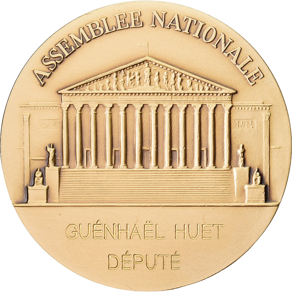 France, Medal, Assemblée Nationale, Bronze, Arthus Bertrand, MS(63)