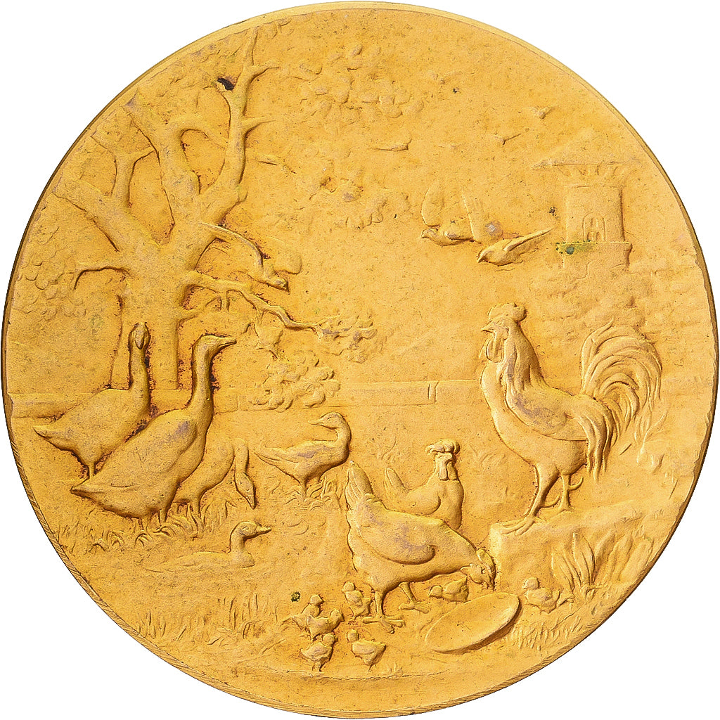 France, Médaille, Aviculture et Apiculture de la Manche, Gilt Bronze, SUP