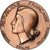 France, Medal, Offert par René André, Député de la Manche, Bronze, Coeffin