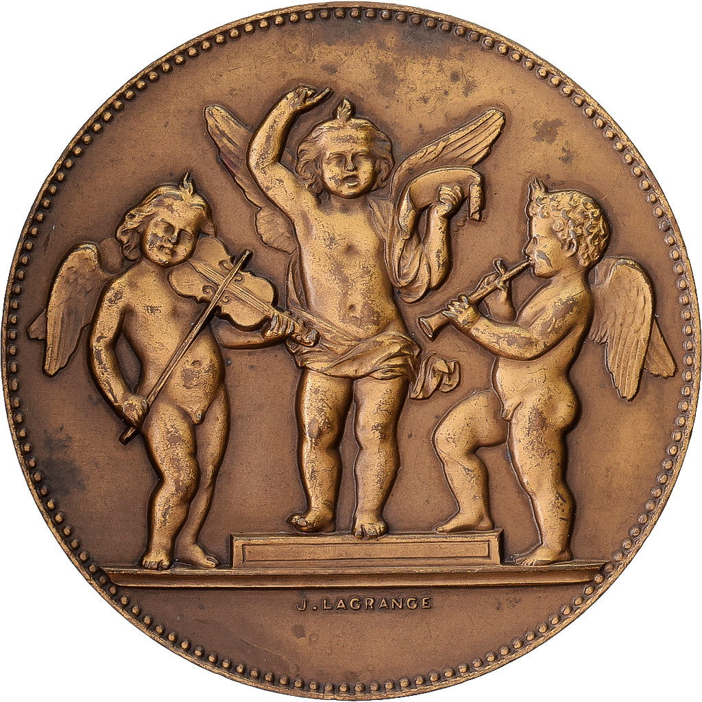 Frankreich, Medaille, Offert par M. Fauchon, Député, Bronze, Lagrange, VZ