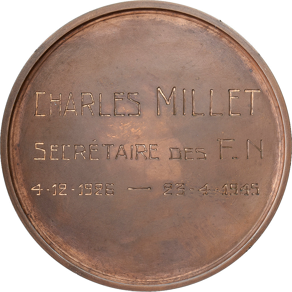 France, Médaille, Ville d'Avranches, 1945, Bronze, SUP