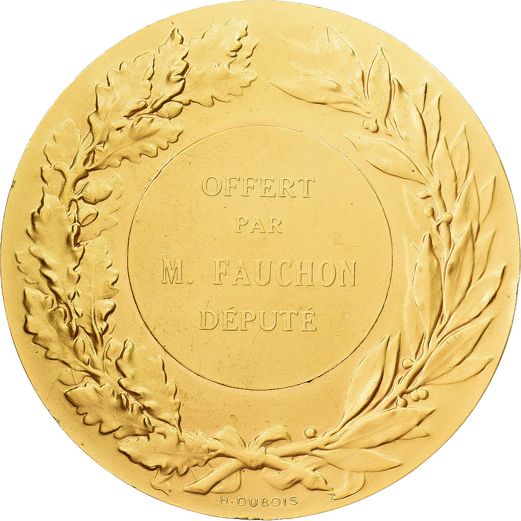 Frankrijk, Medaille, Concours de Tir, Offert par M. Fauchon, Député, Gilt
