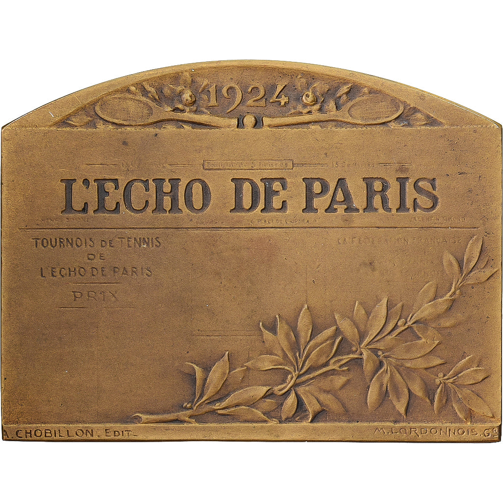 Francja, medal, Tournois de Tennis de l'Echo de Paris, Brązowy, Lordonnois