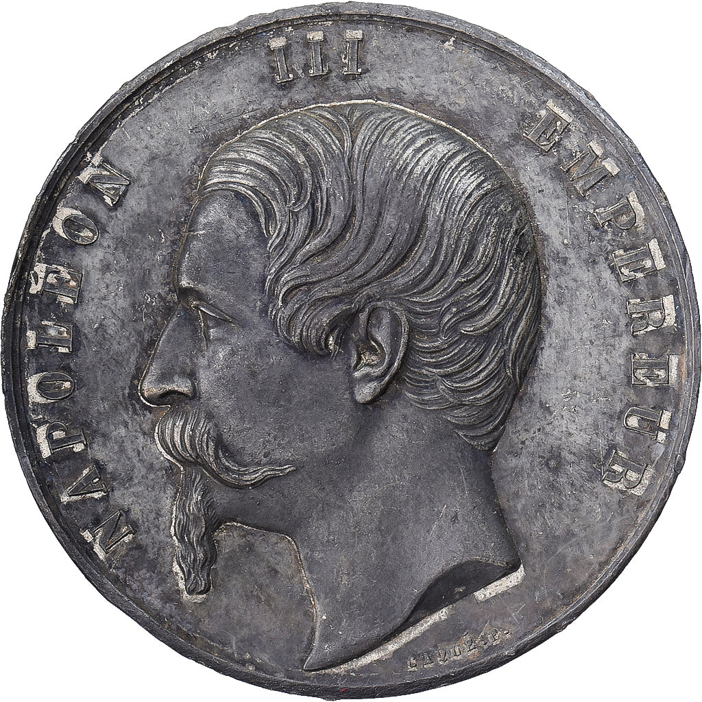 France, Medal, Second Empire, Exposition Universelle, Palais de l'Industrie