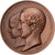 France, Medal, Régence du Duc de Nemours, 1842, Cuivre, Borrel, AU(55-58)