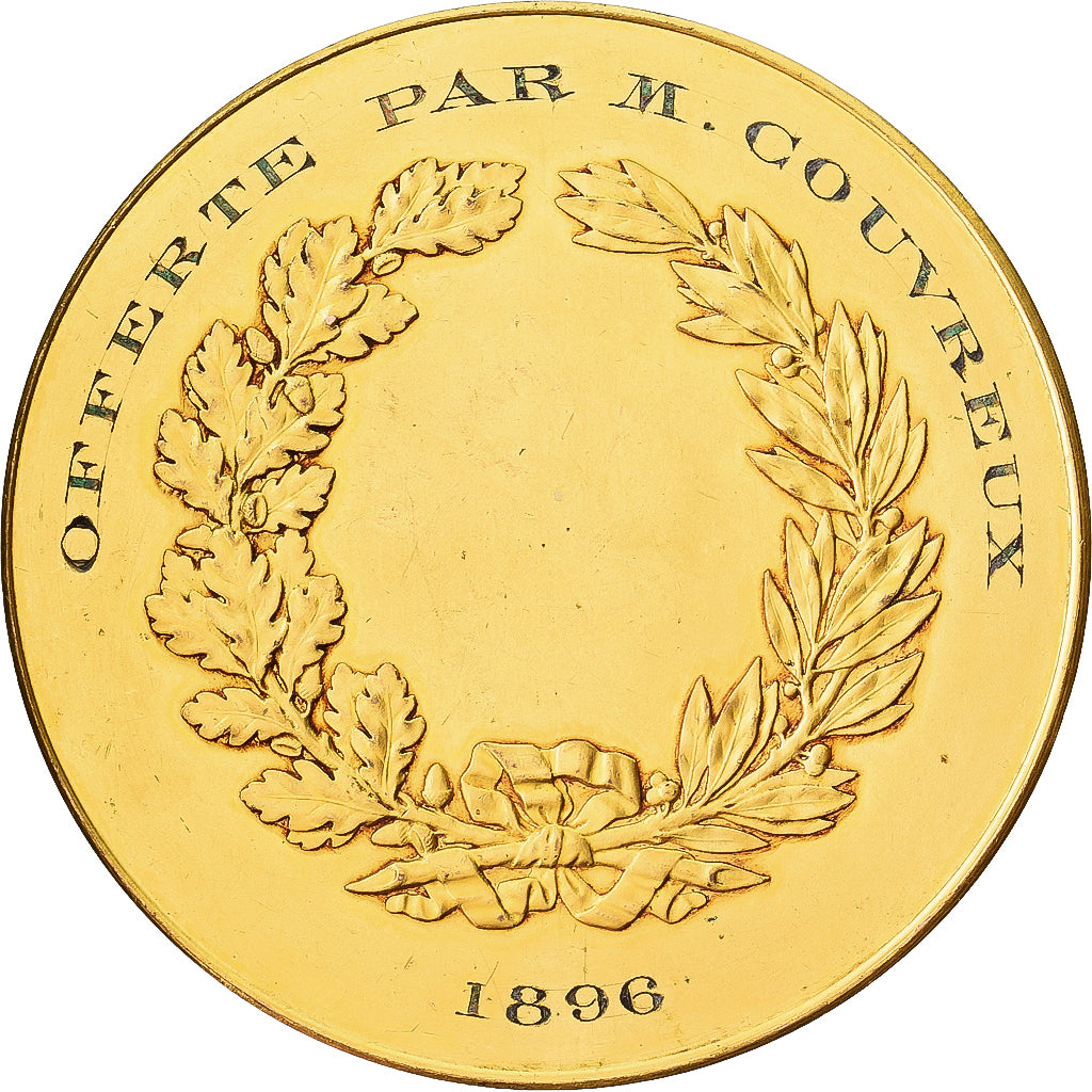 França, medalha, Ministère de la Guerre, Communications aériennes, 1896