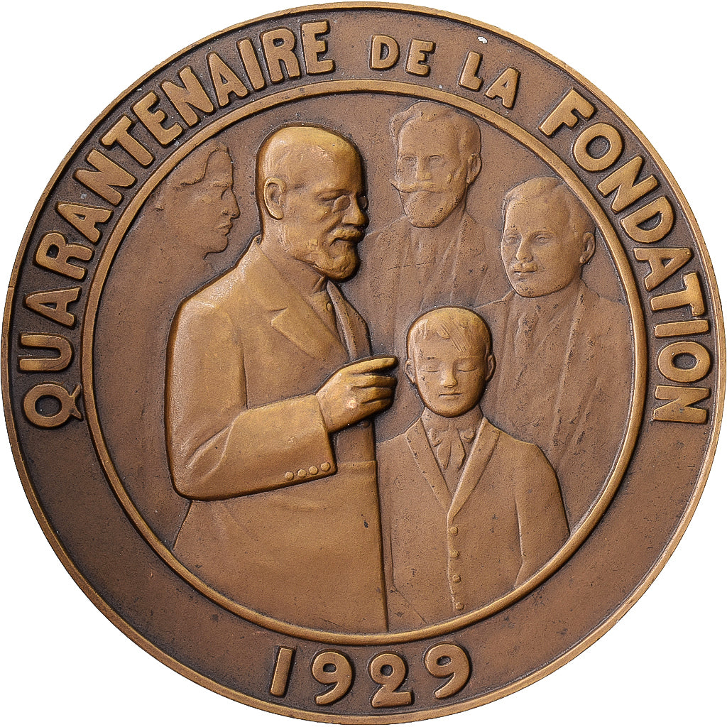 Frankreich, Medaille, Docteur Bérillon, 1929, Bronze, Lenoir, UNZ