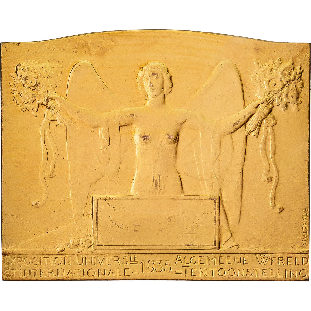 Belgia, medal, Exposition internationale de Bruxelles, 1935, Brązowy