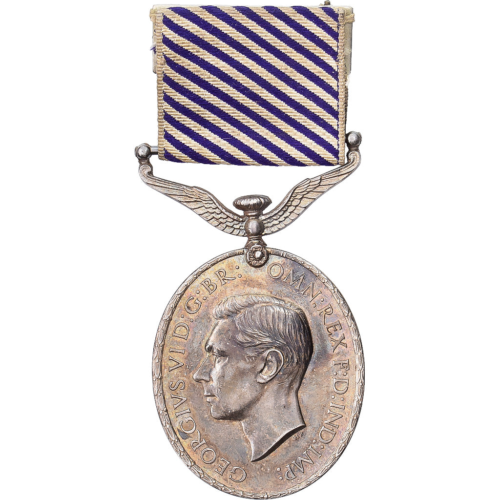 United Kingdom, Distinguished Flying Medal, WAR, Medaille, Georges VI, Excellent