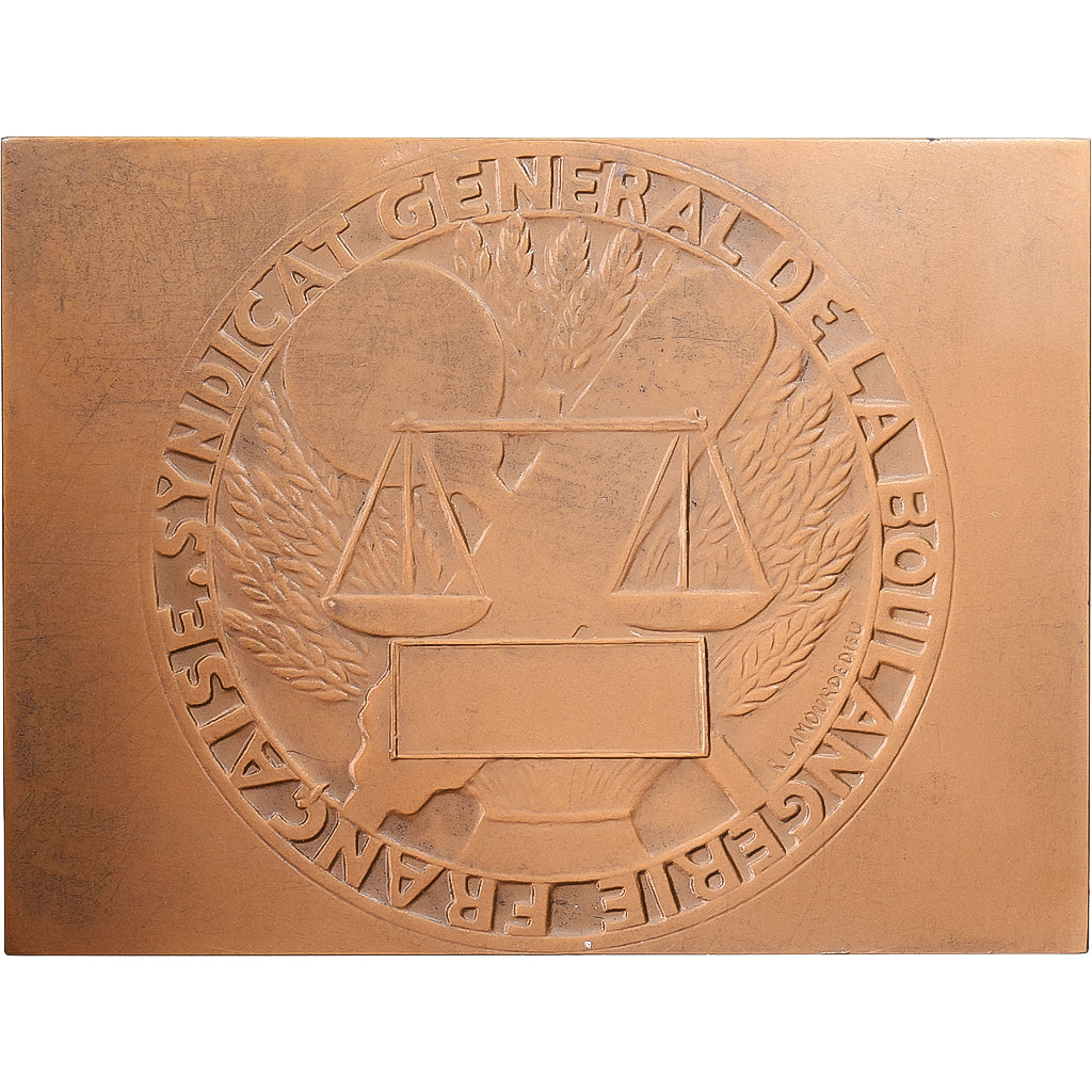 Francia, medaglia, Syndicat Général de la Boulangerie Française, Bronzo