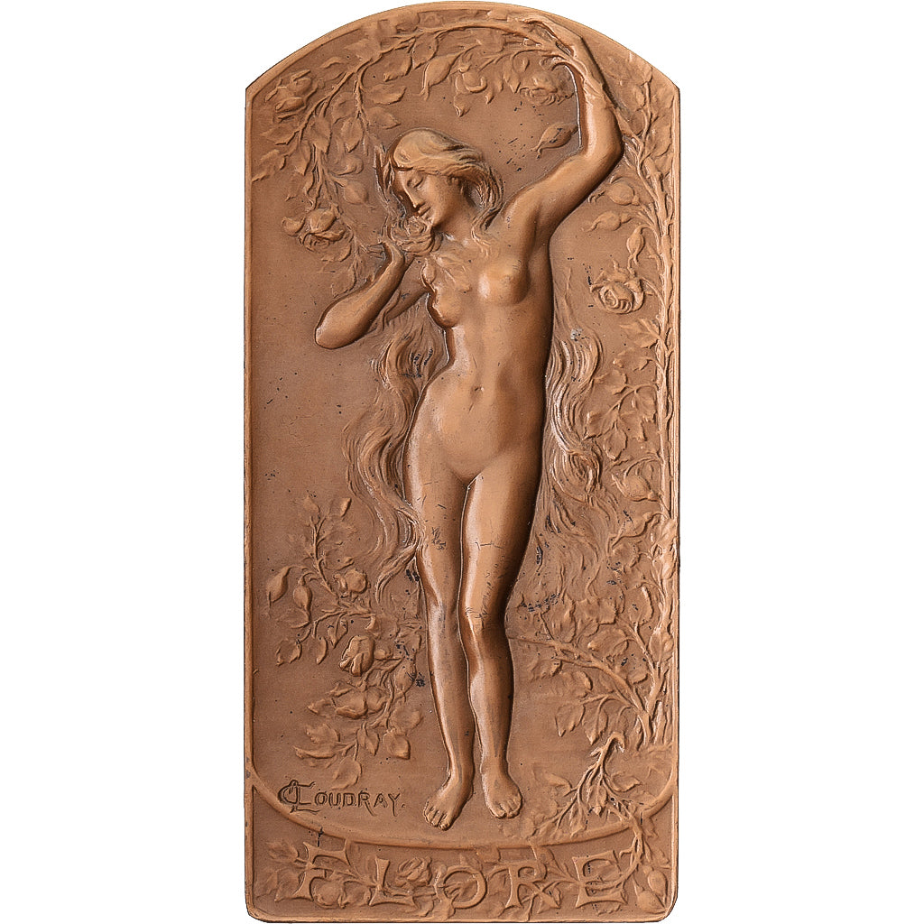 Francia, Medal, Flore, Arts & Culture, Coudray, SPL, Bronzo