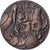 France, Médaille, Robert Desnos, 1977, Bronze, SPL, Torcheux