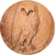 France, Médaille, Chouettes, 1983, Bronze, SPL, Salmon