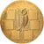 Francia, medaglia, Calendrier, La Chouette et le Coq, 1977, Bronze Florentin